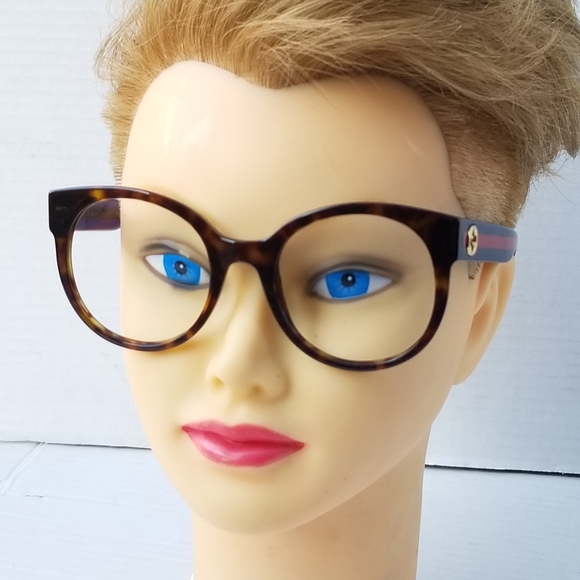 Amazing Gorgeous Authentic Gucci GG web Large Eyeglasses Frames - Picture 7 of 13